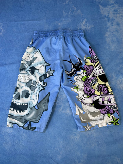 Spodenki Skulls & Tattoo 2000s S
