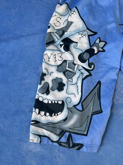 Spodenki Skulls & Tattoo 2000s S