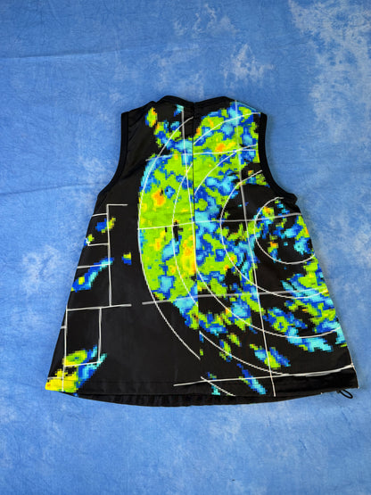 Kamizelka Jedwabna Prada Radar Heat Map S/S 2017 Runway XS/S