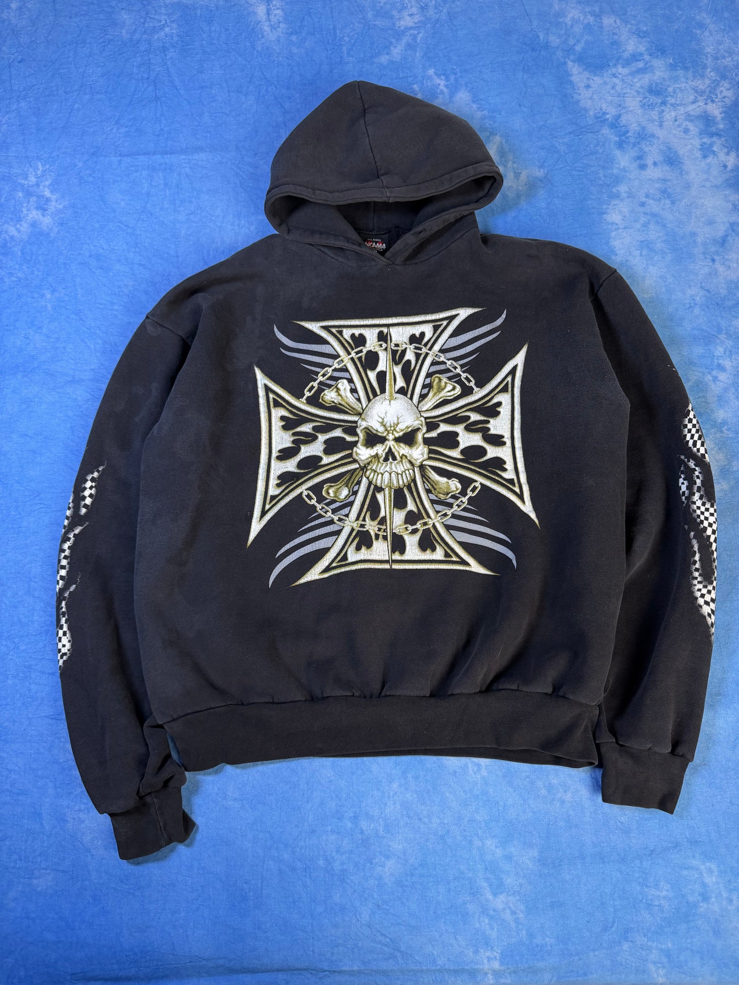 Bluza z Kapturem Cross & Skull 2000s XL