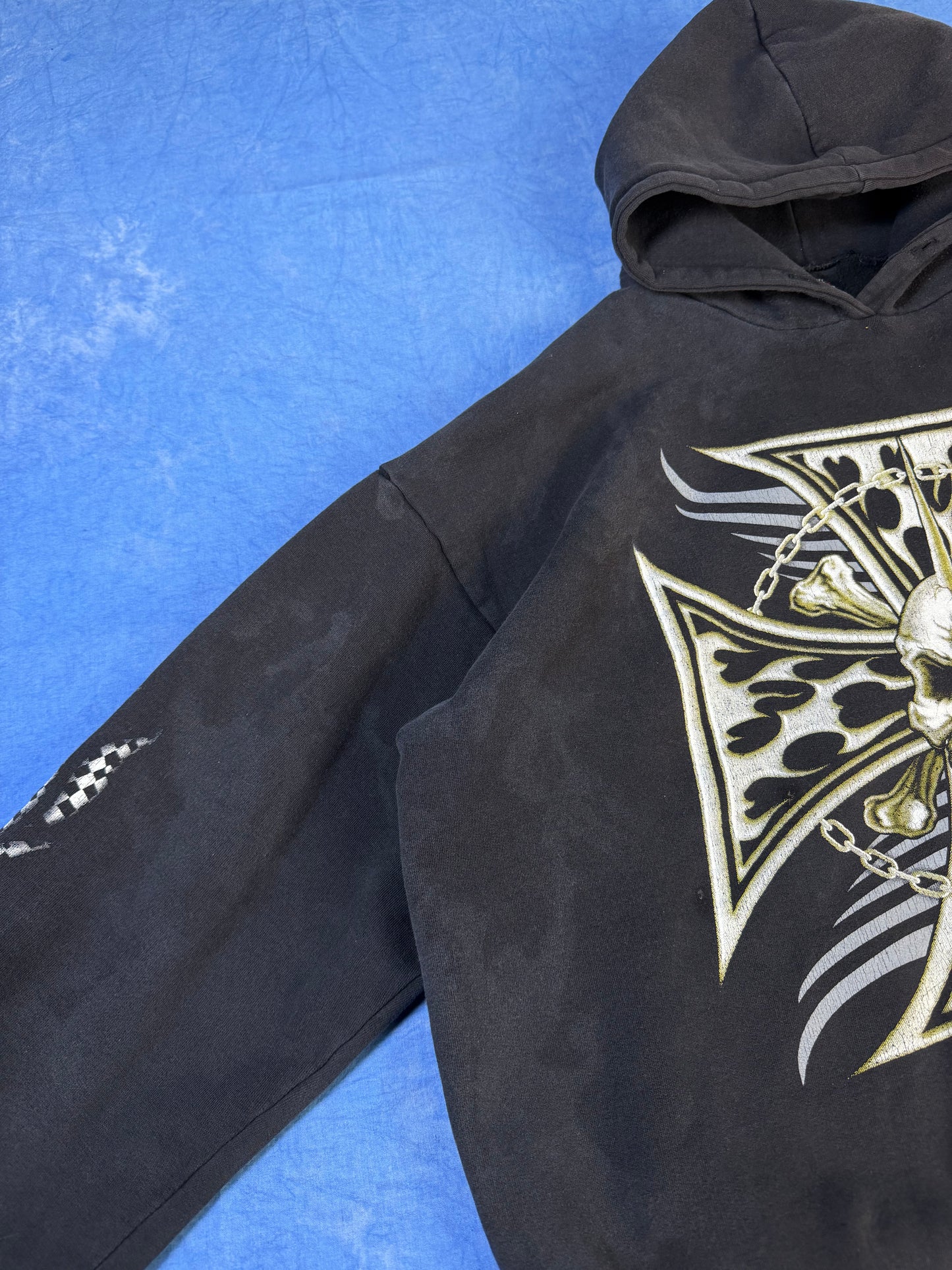 Bluza z Kapturem Cross & Skull 2000s XL