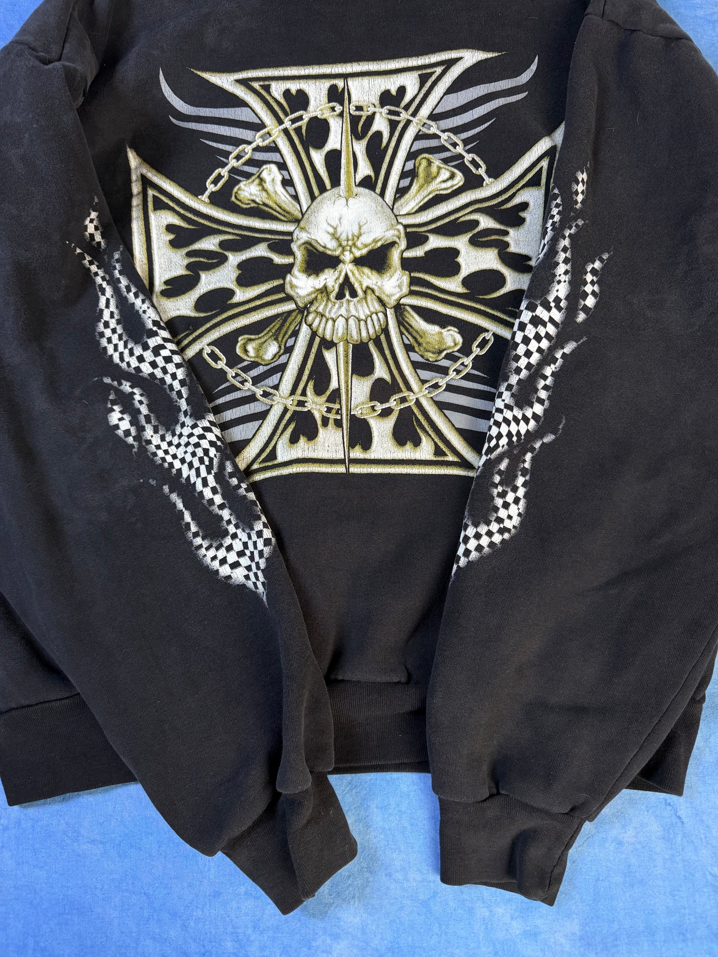 Bluza z Kapturem Cross & Skull 2000s XL