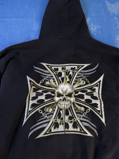 Bluza z Kapturem Cross & Skull 2000s XL