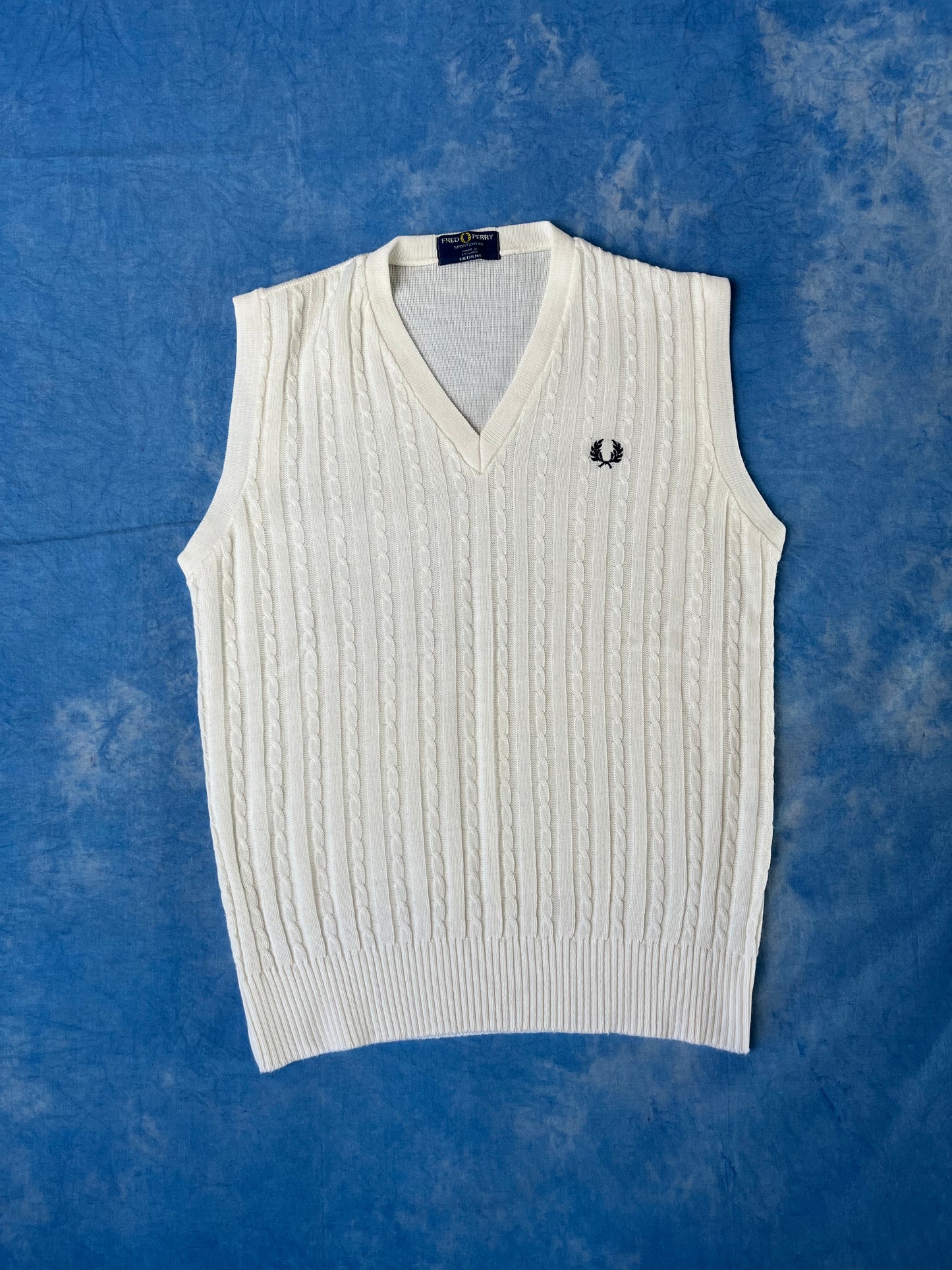 Sweterek Kamizelka Fred Perry Made in England 00s M