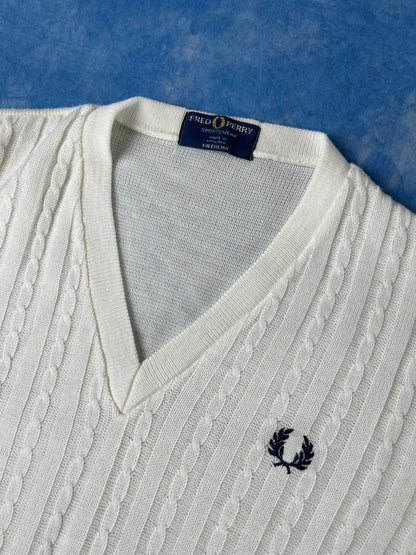 Sweterek Kamizelka Fred Perry Made in England 00s M