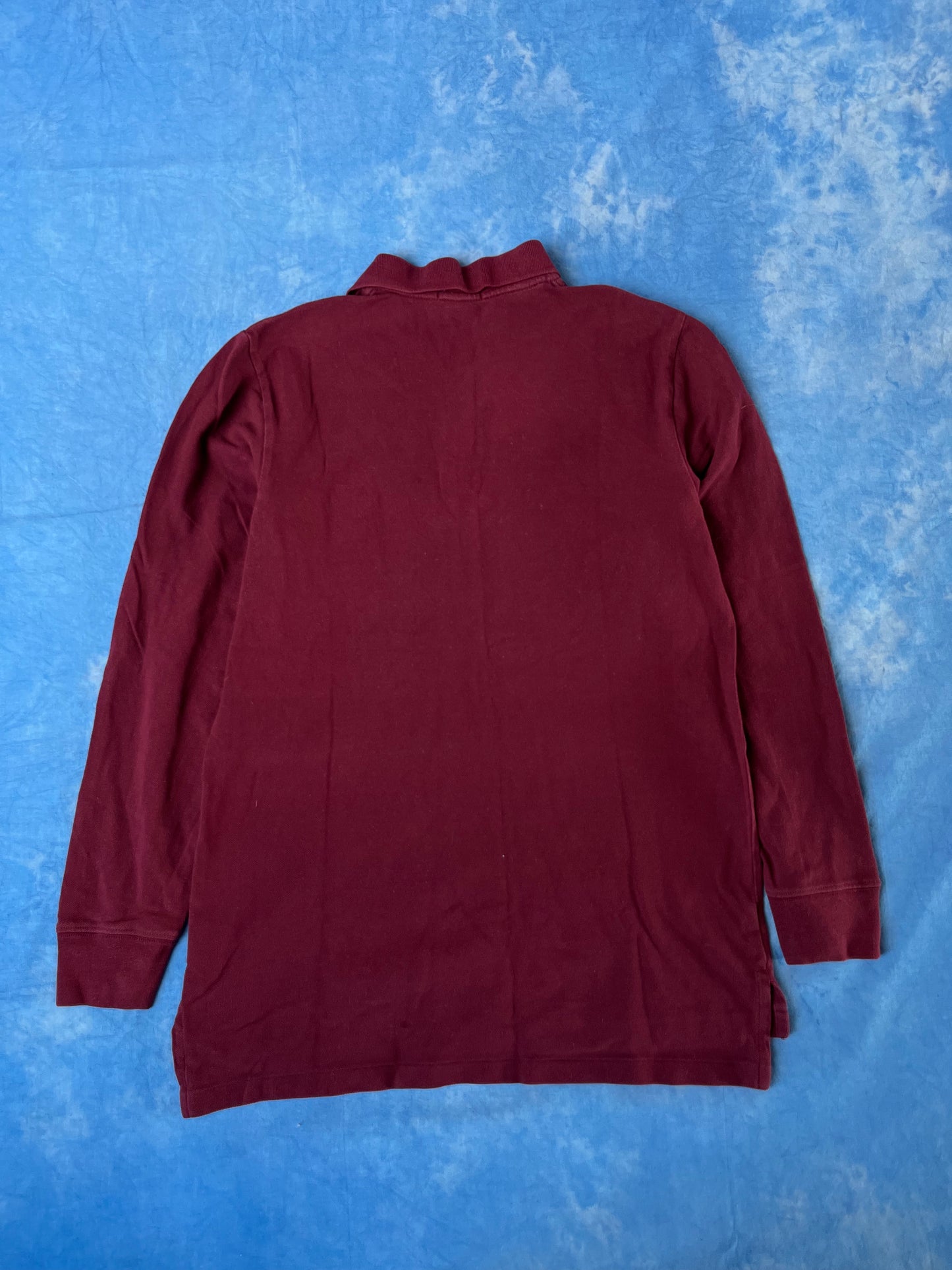 Burgundowy Longsleeve Polo Ralph Lauren 90s S