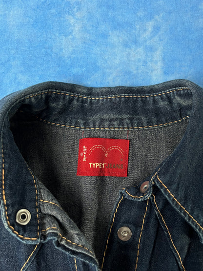Damska Custom Jeansowa Koszula Levi's Type 1 Jeans 00s S