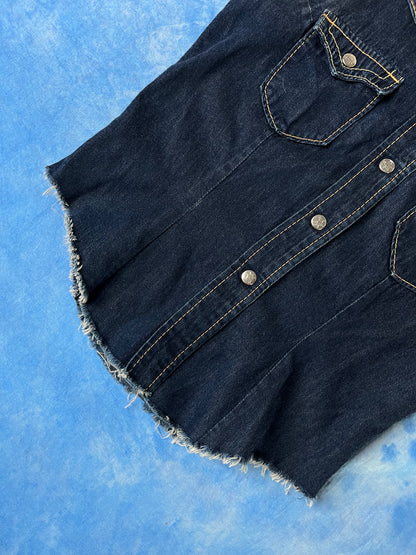 Damska Custom Jeansowa Koszula Levi's Type 1 Jeans 00s S