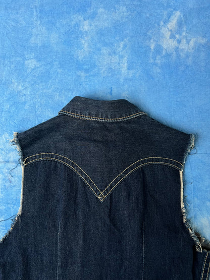Damska Custom Jeansowa Koszula Levi's Type 1 Jeans 00s S