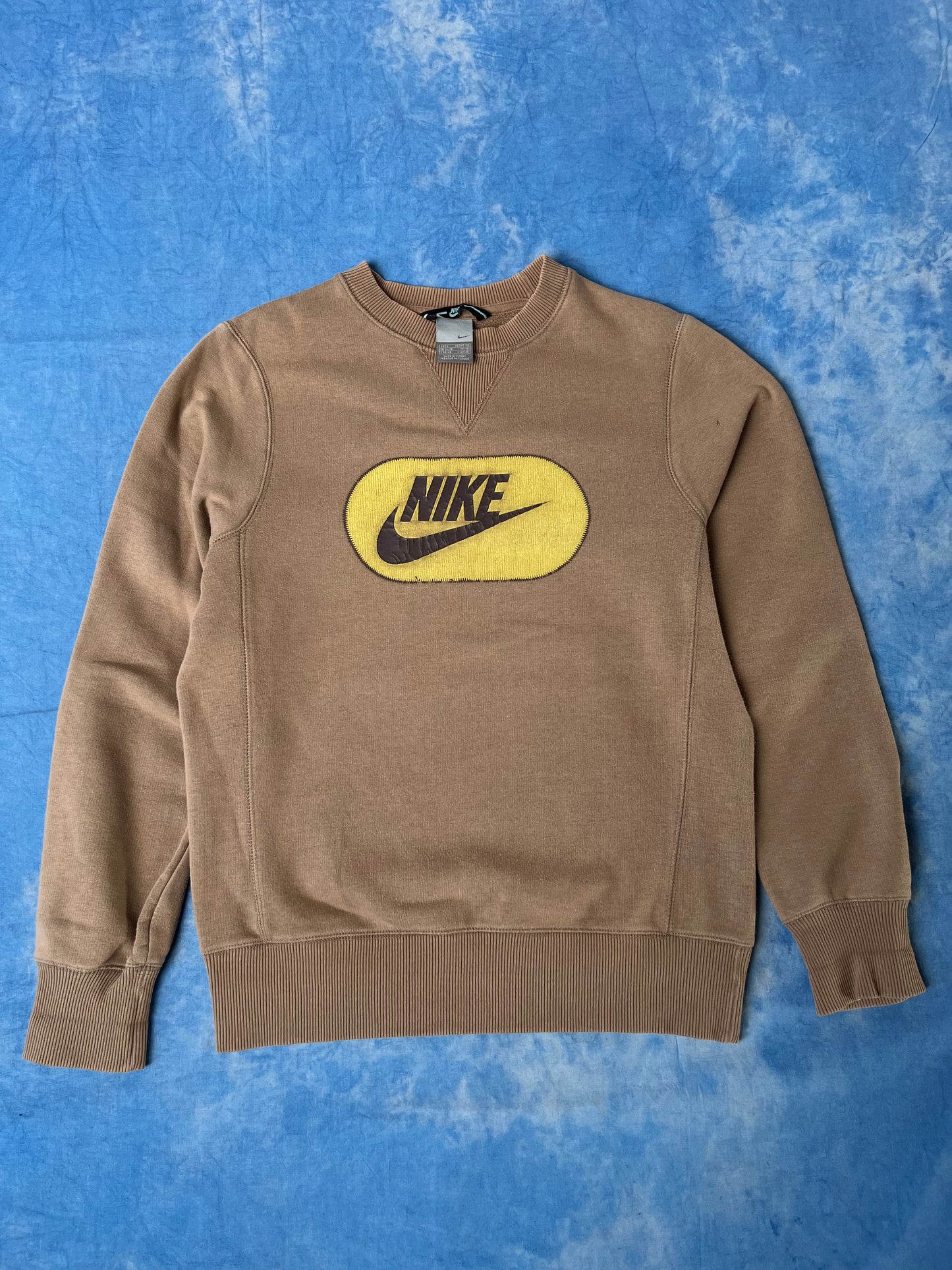 Brązowa Bluza Nike Logo 00s S/M
