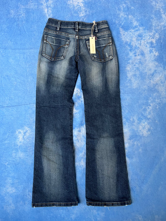 Damskie Spodnie Bootcut Yllish 00s S/M