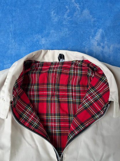 Kurtka Harringtonka Kremowa Made in England 90s M/L