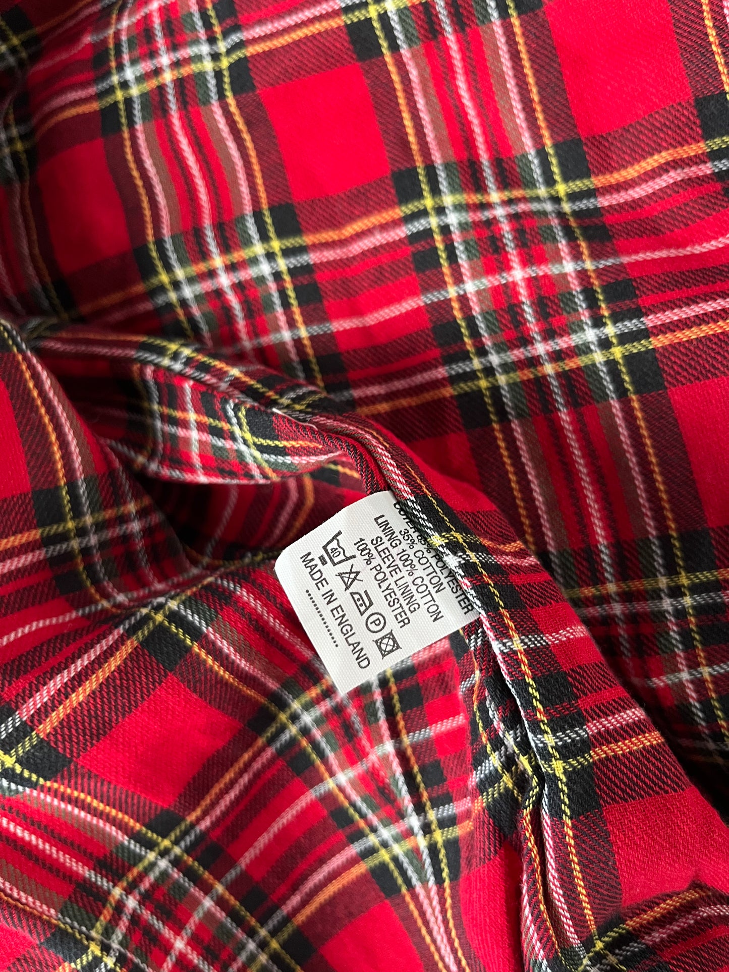 Kurtka Harringtonka Kremowa Made in England 90s M/L