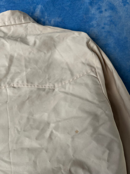 Kurtka Harringtonka Kremowa Made in England 90s M/L