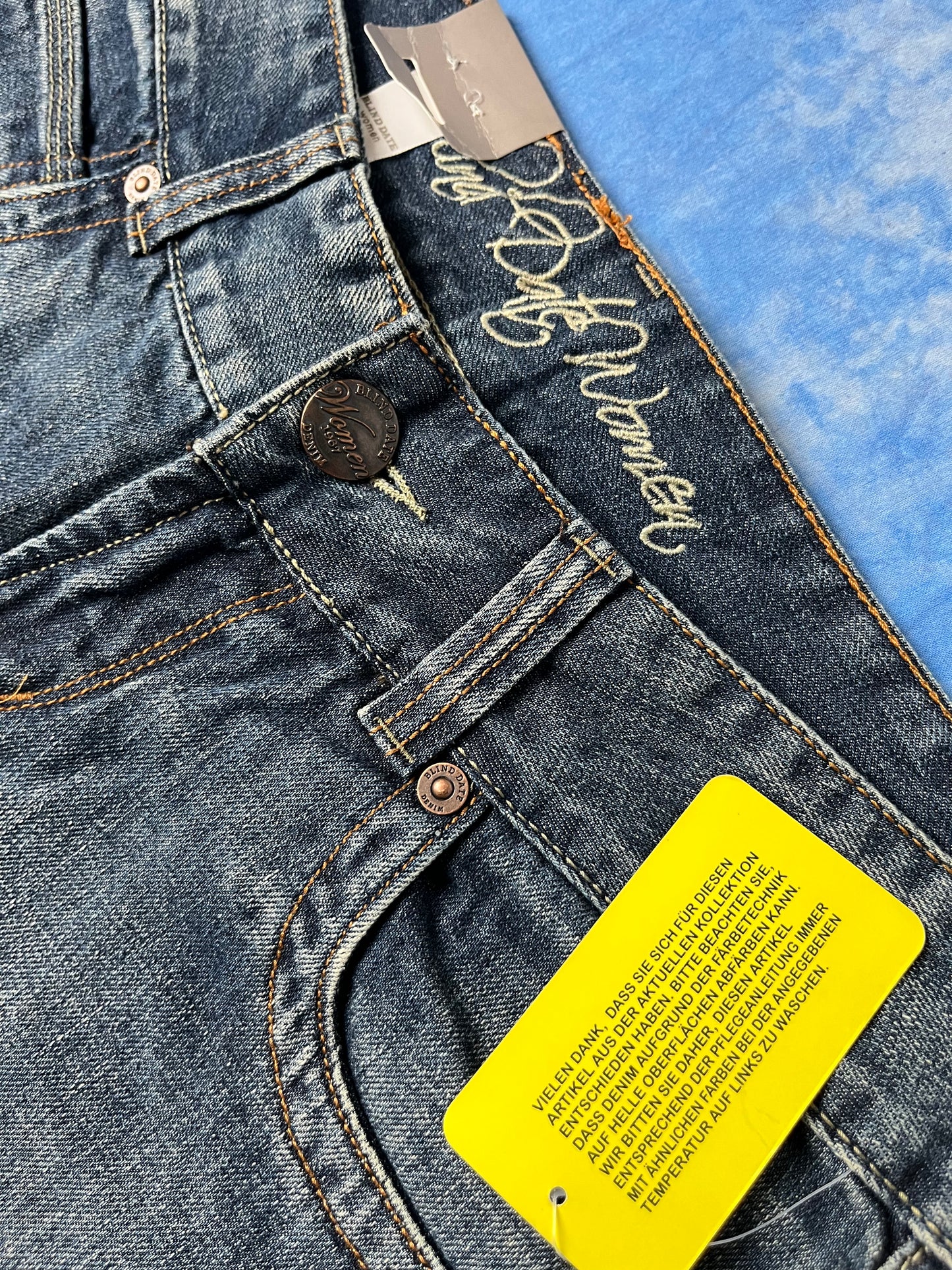 Damskie Spodnie Dzwony Blind Date 00s L