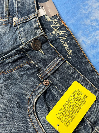 Damskie Spodnie Dzwony Blind Date 00s L