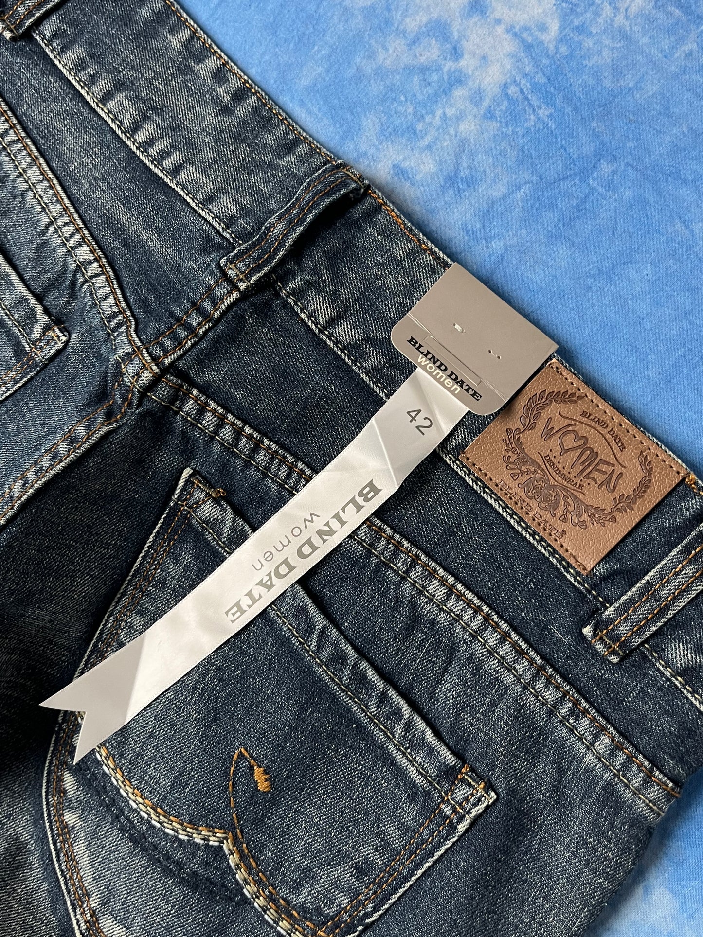 Damskie Spodnie Dzwony Blind Date 00s L