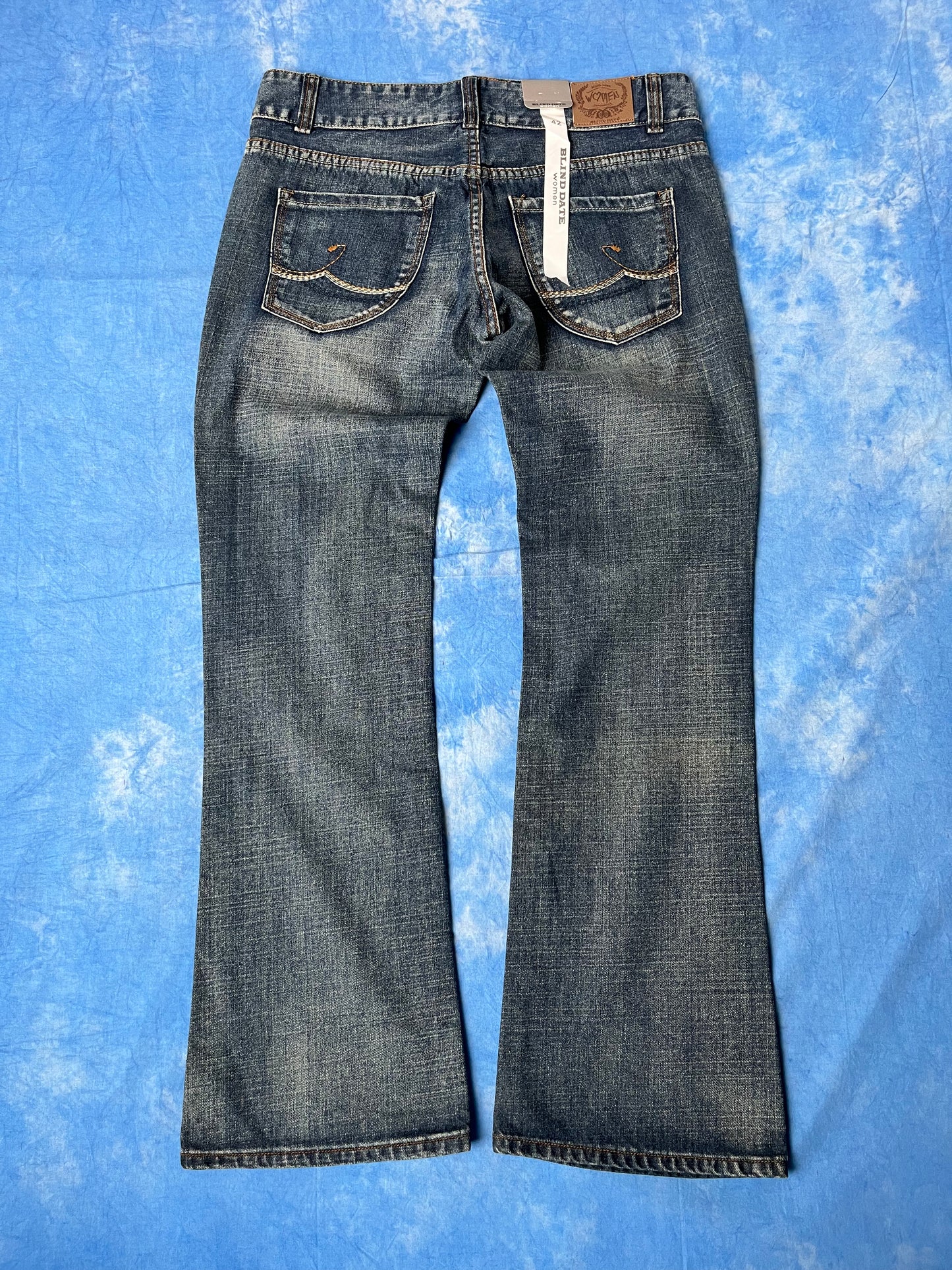 Damskie Spodnie Dzwony Blind Date 00s L