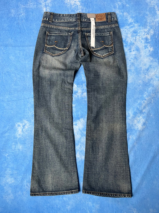 Damskie Spodnie Dzwony Blind Date 00s L