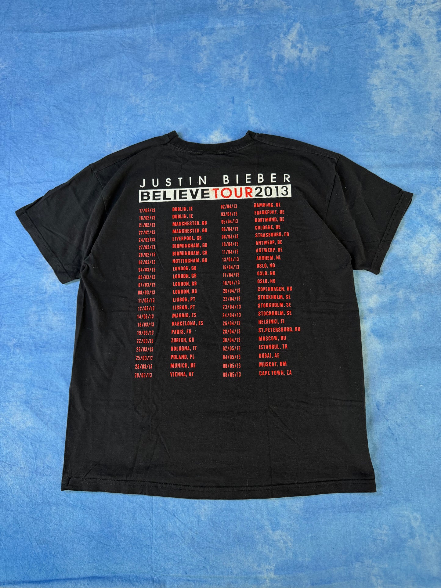 Koszulka Justin Bieber - Believe Tour 2013 M
