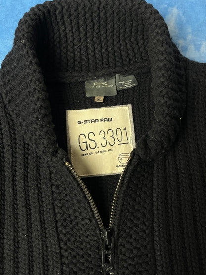 Wełniany Sweterek Zip G-Star Raw 00s XL