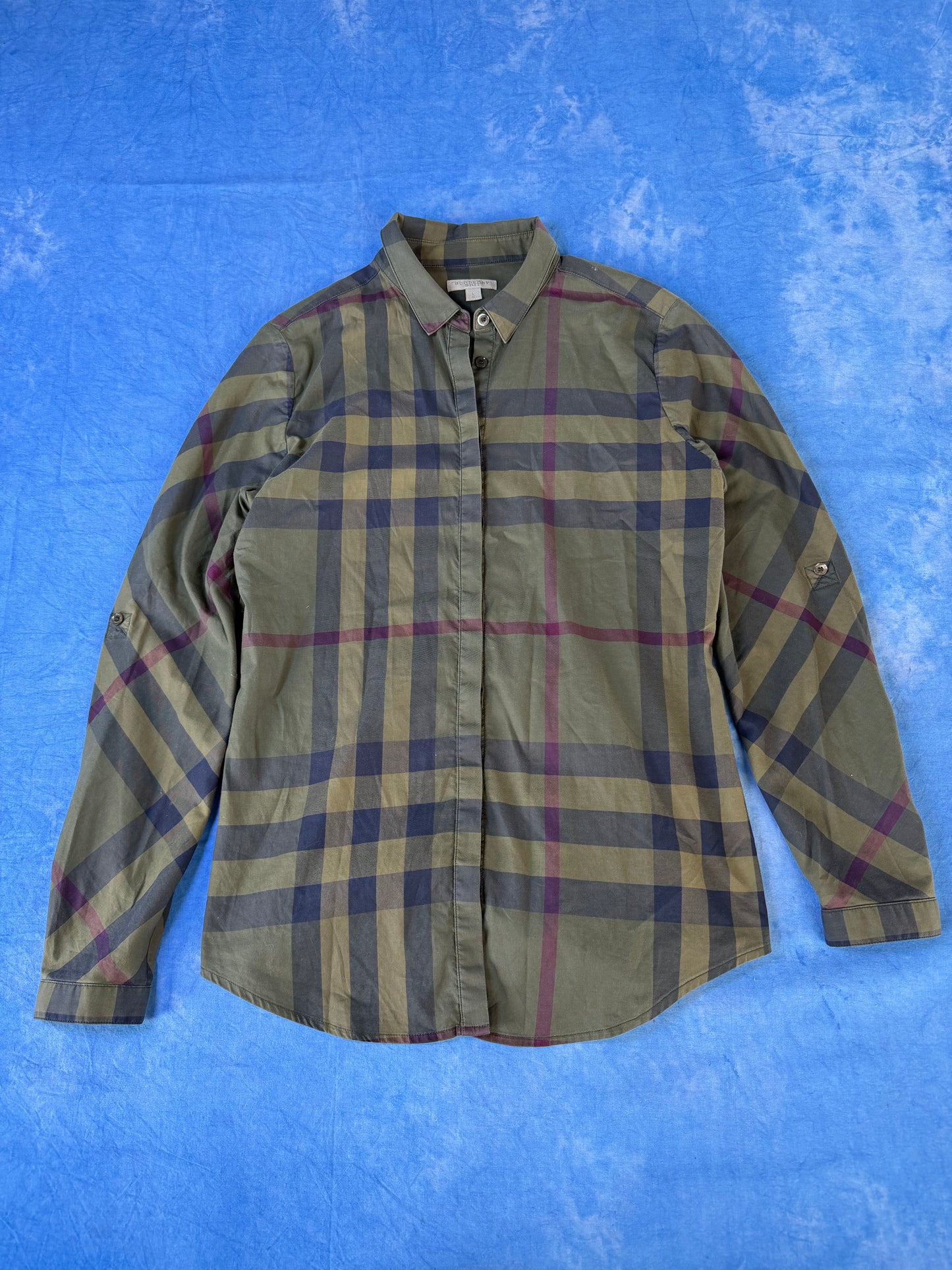 Damska Koszula w Kratę Burberry Brit 2000s M/L