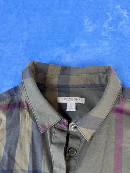 Damska Koszula w Kratę Burberry Brit 2000s M/L