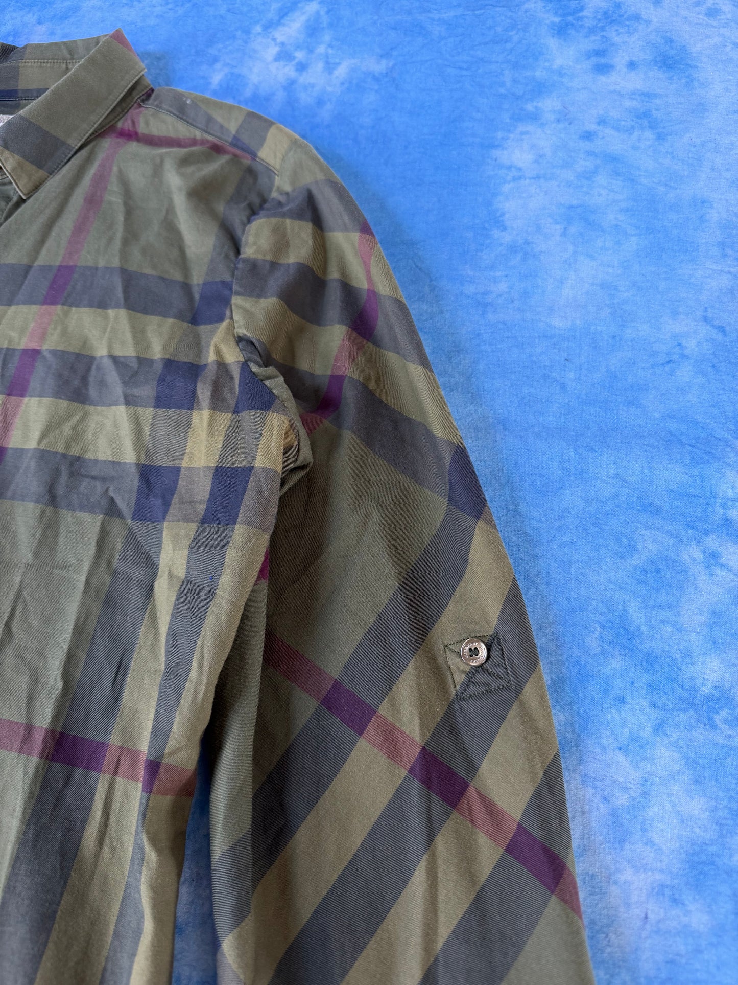Damska Koszula w Kratę Burberry Brit 2000s M/L