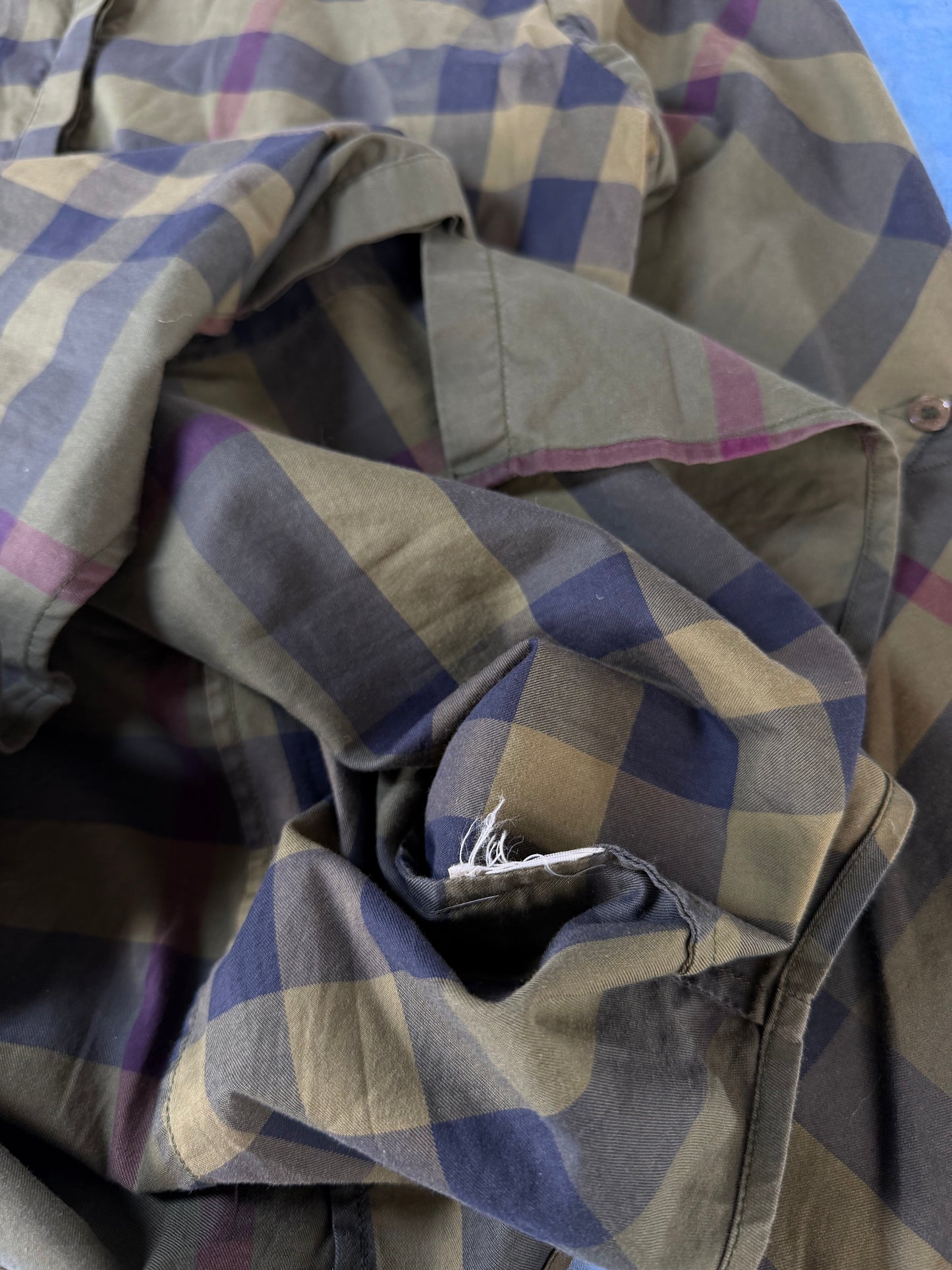 Damska Koszula w Kratę Burberry Brit 2000s M/L