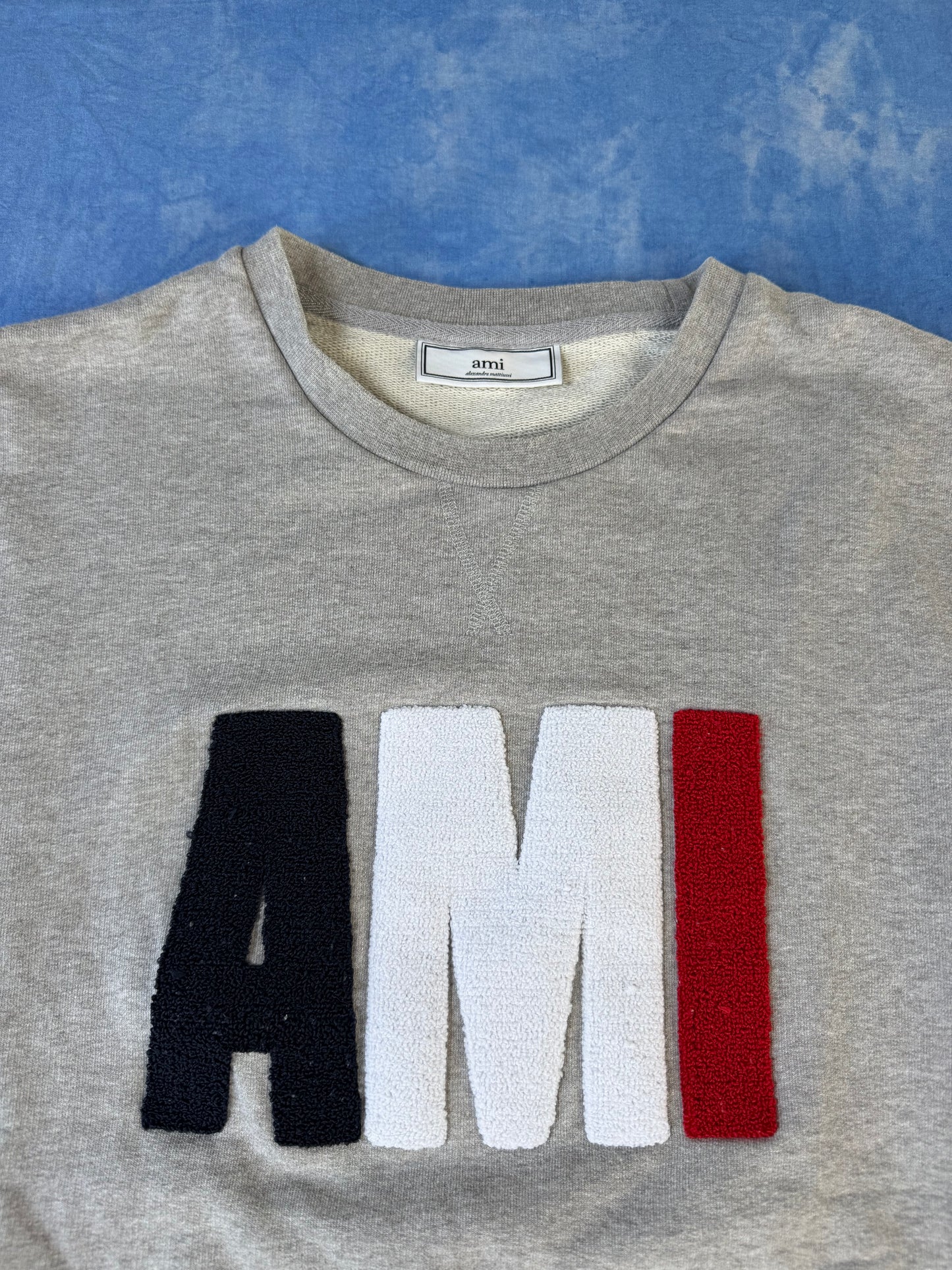Bluza AMI Paris Tricolour Logo L/XL