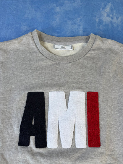 Bluza AMI Paris Tricolour Logo L/XL