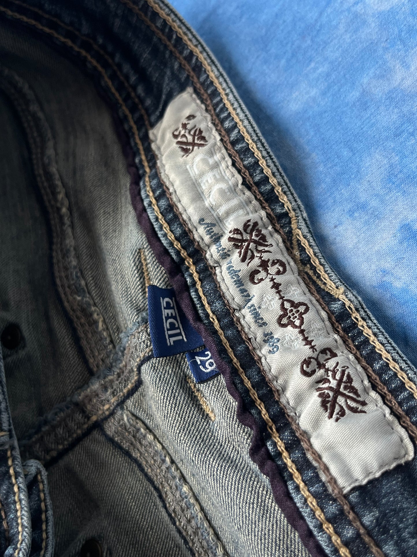 Damskie Jeansy Bootcut Cecil Scarlett 00s S