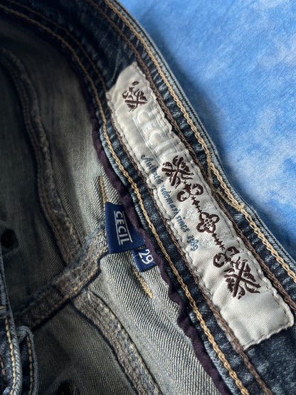 Damskie Jeansy Bootcut Cecil Scarlett 00s S