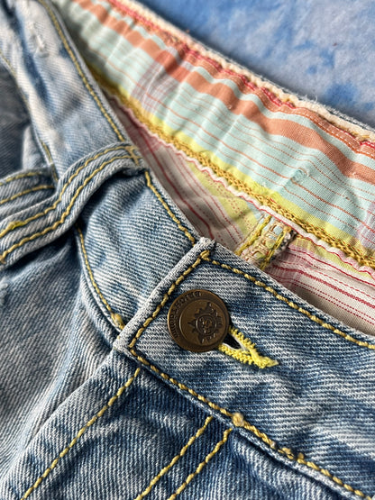 Jeansy Bootcut Mr. Bright Distressed 00s M