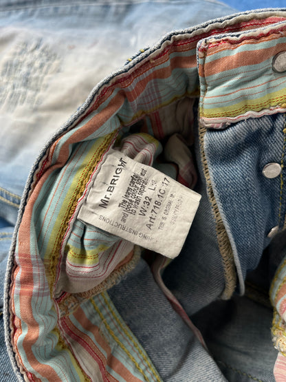 Jeansy Bootcut Mr. Bright Distressed 00s M