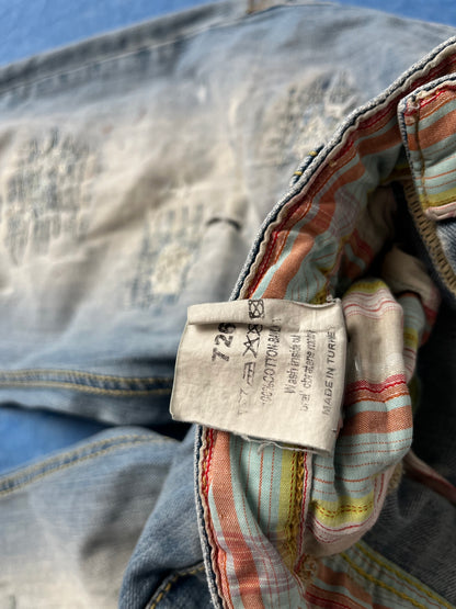 Jeansy Bootcut Mr. Bright Distressed 00s M