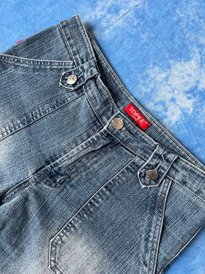 Damskie Dzwony Jeansowe Topee 00s XS/S