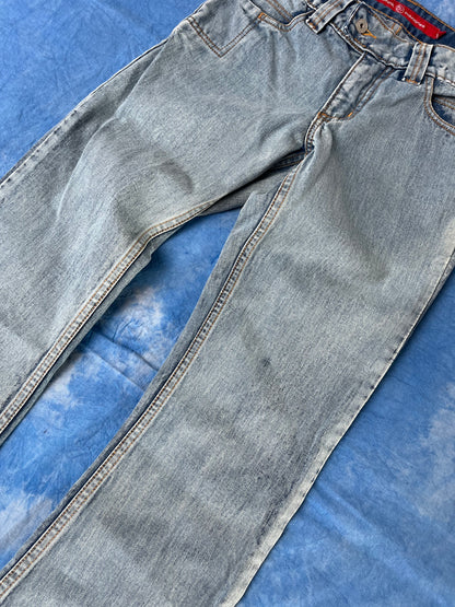 Damskie Dzwony Jeansowe Phink Industries Kornelia JL 00s XS