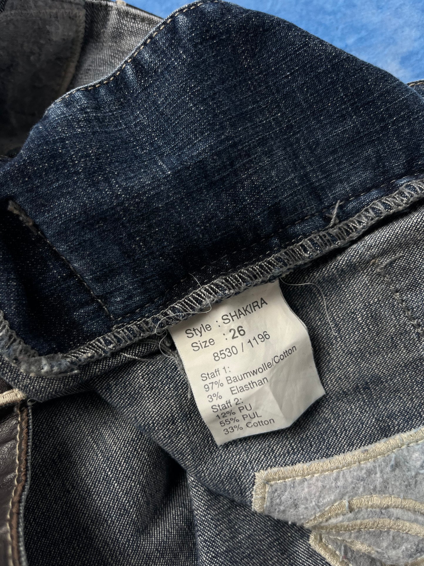 Damskie Dzwony Jeansowe Freeman T. Porter Shakira Patch 00s XS