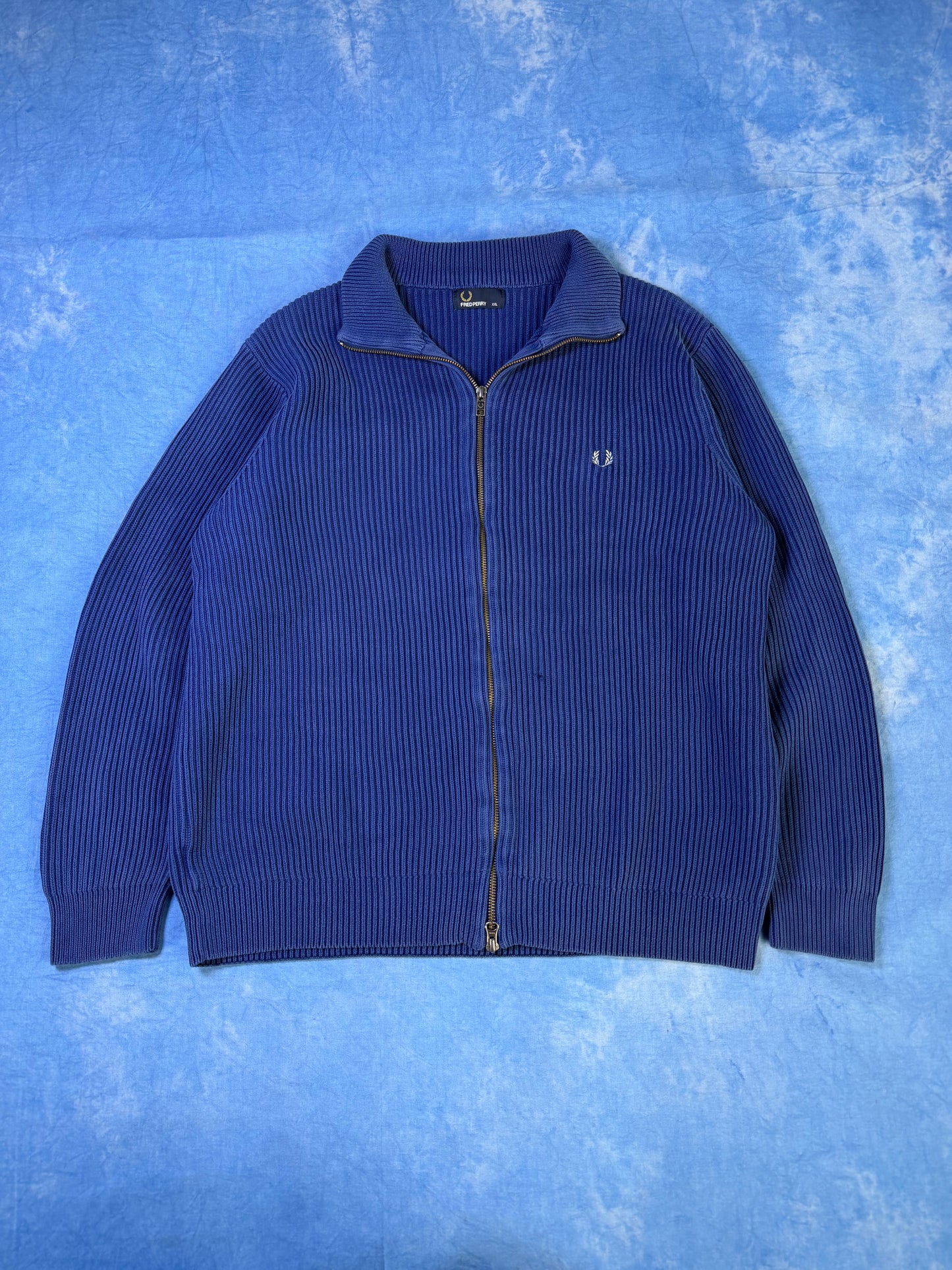 Bluza Zip Prążkowana Fred Perry XL/XXL
