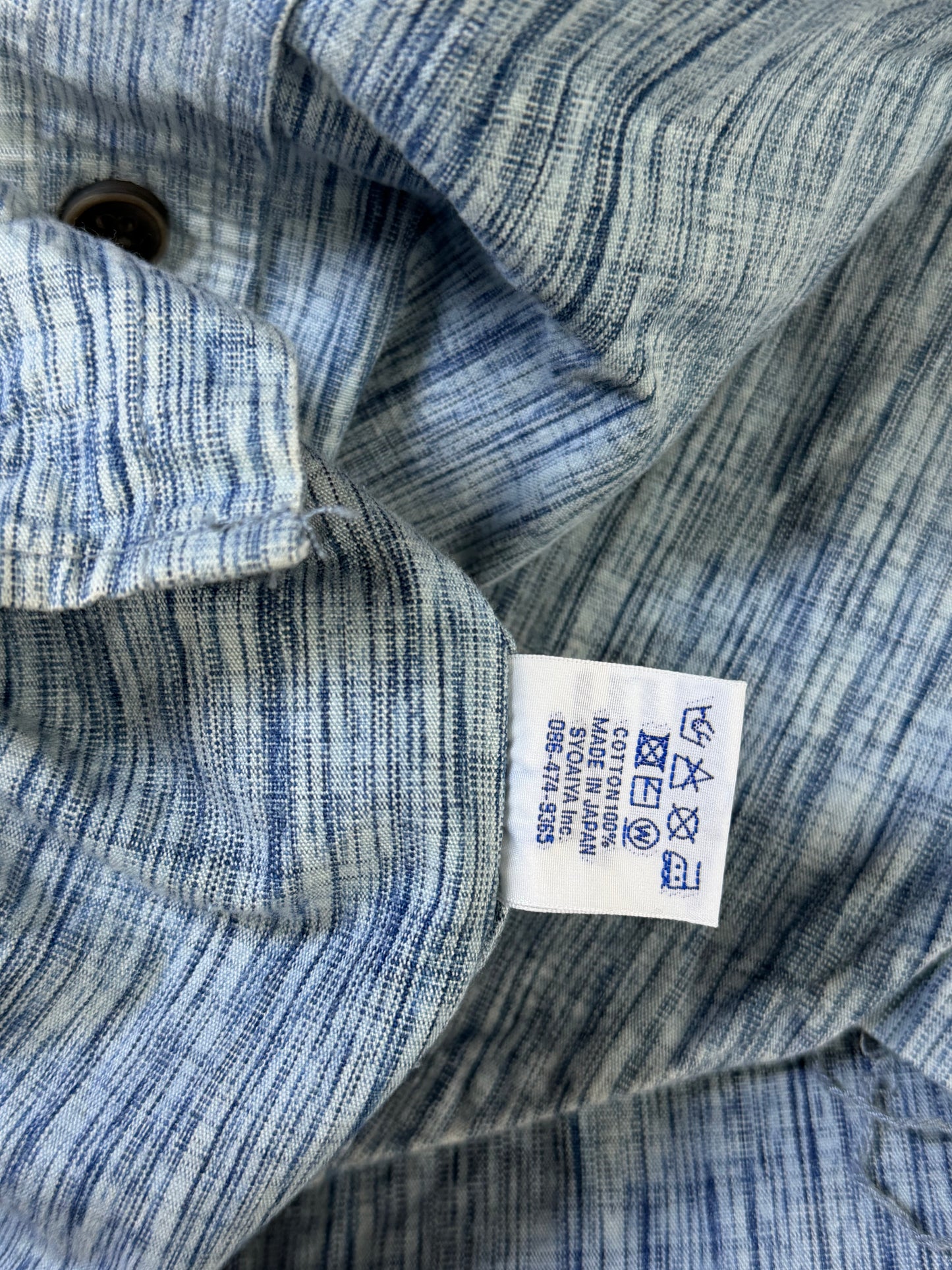 Koszula Pure Blue Japan 6oz Kasuri Chambray L