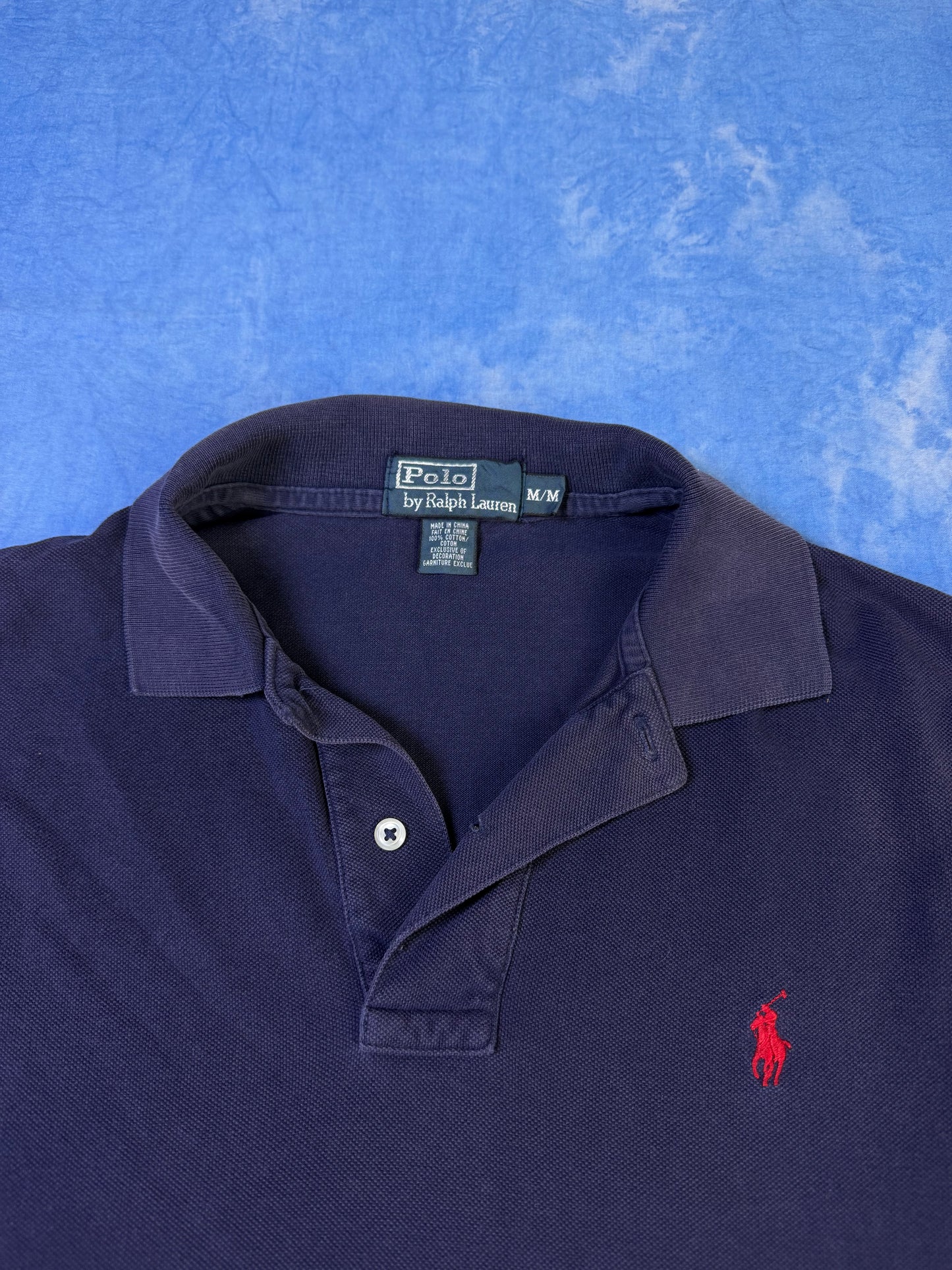 Koszulka Polo Ralph Lauren Granatowa 2000s M