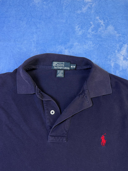 Koszulka Polo Ralph Lauren Granatowa 2000s M