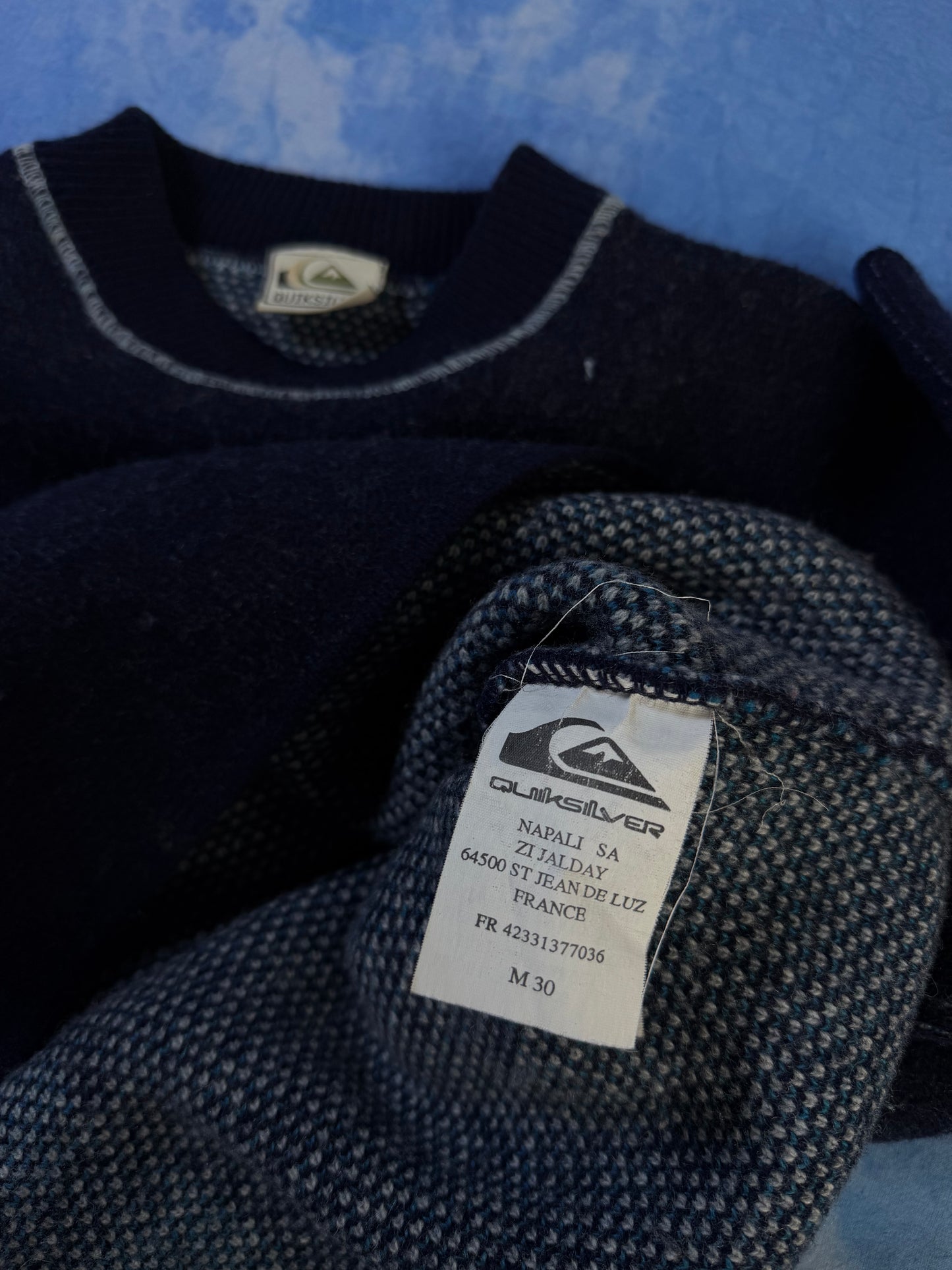 Sweter Wełniany QuikSilver 90s M