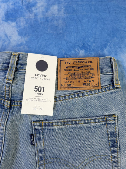 Jeansy Selvedge Levi's 501 Blue Tab Made in Japan Patchwork 2024 S/M
