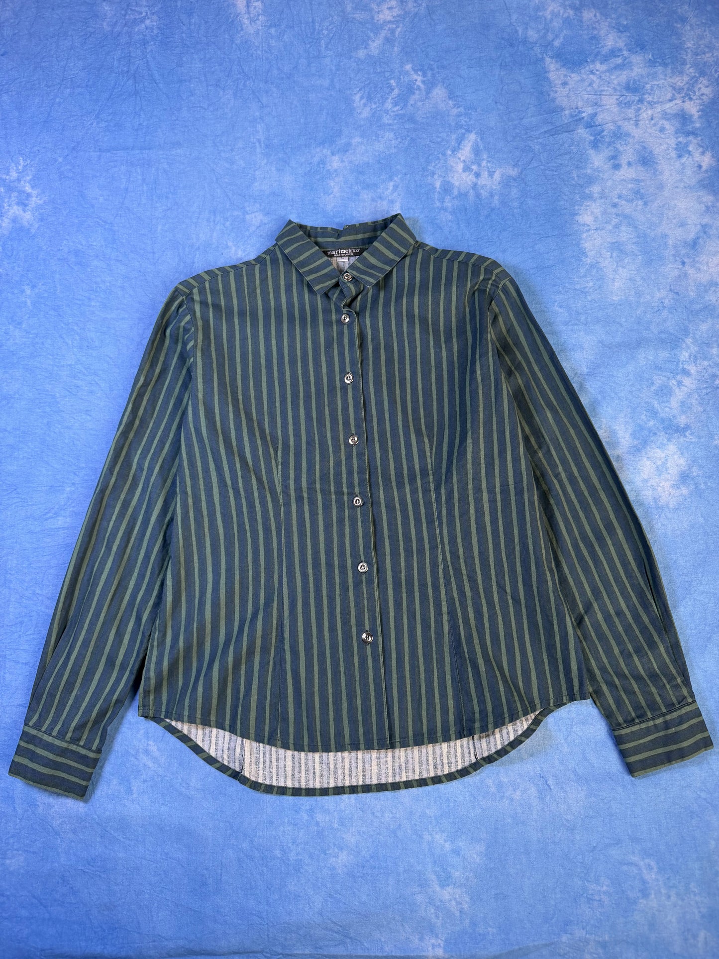 Damska Koszula w Paski Marimekko 2000s M/L