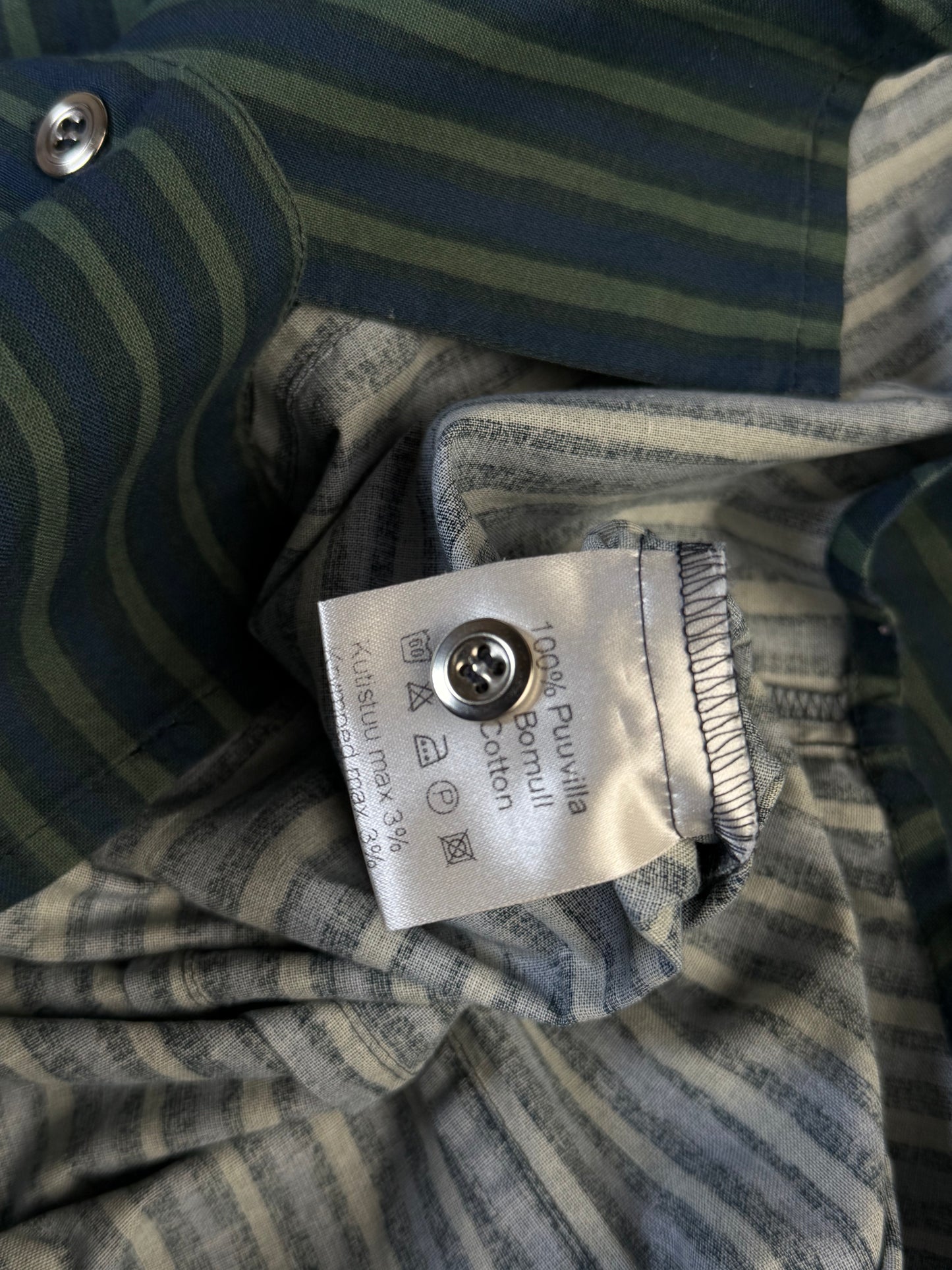 Damska Koszula w Paski Marimekko 2000s M/L