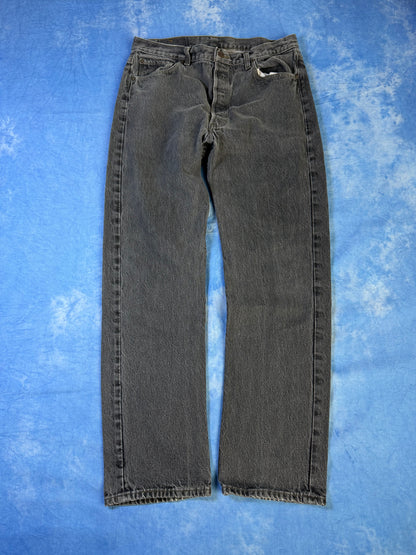 Jeansy Grafitowe Levi's 501 Made in USA 1992 M