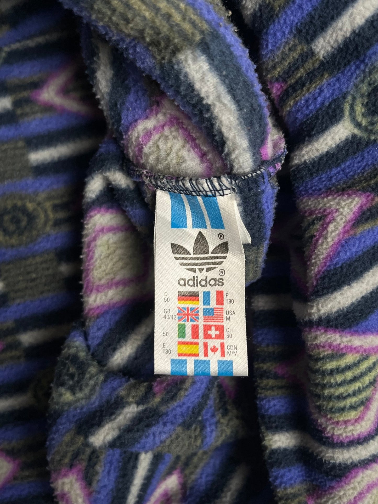 Bluza Polarowa Adidas Wzorki 90s XL - Piggy Boxer
