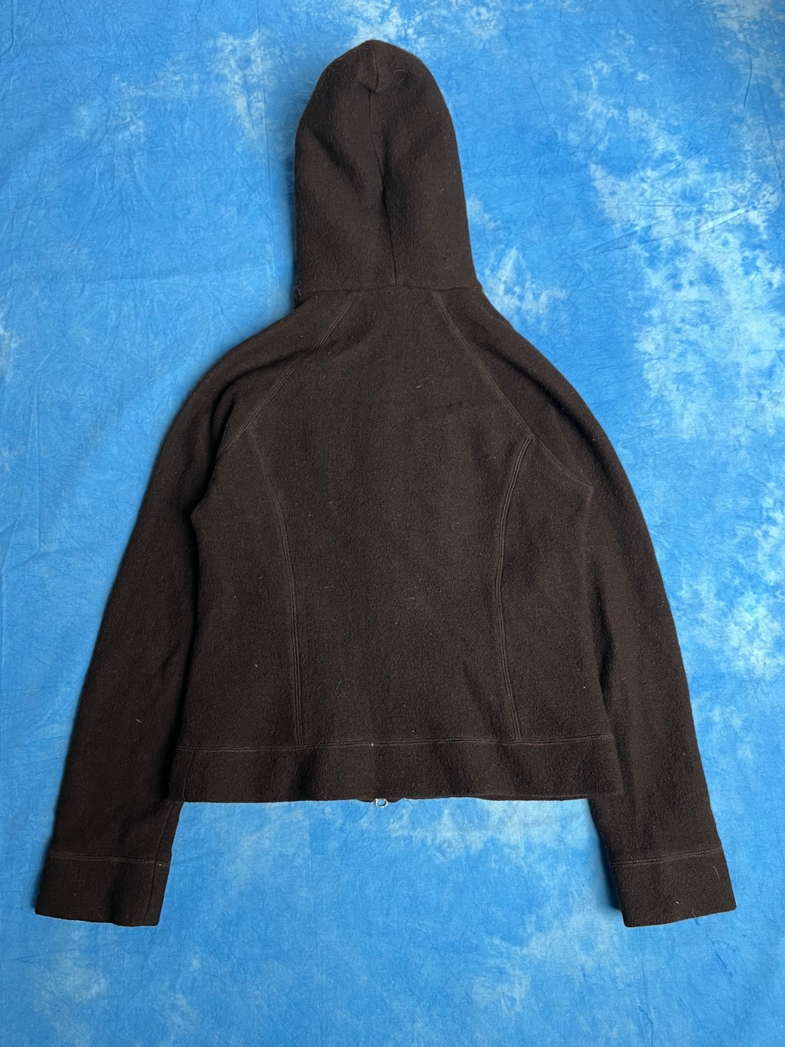 Bluza Rozpinana Wełniana ze Sztucznym Futrem 00s S | Piggy Boxer Vintage Shop